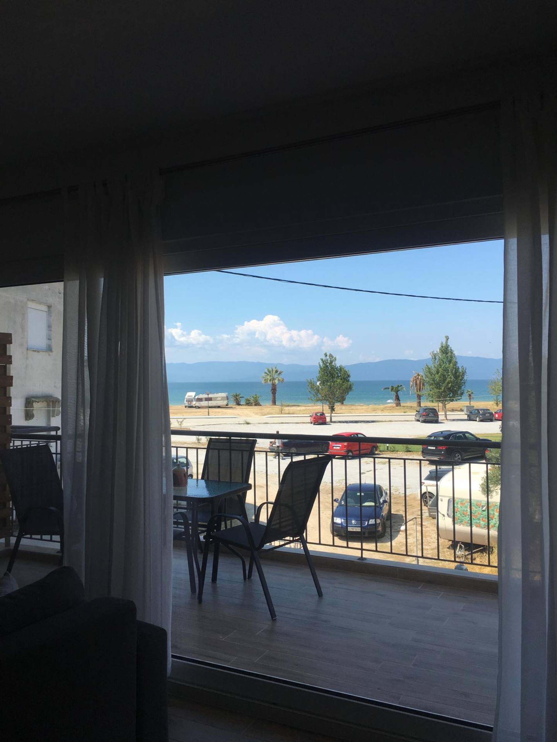 Sea view from the balcony