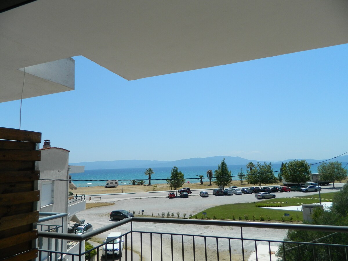 Panoramic sea view from the apartment terrace